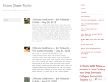 Tablet Screenshot of elainedianetaylor.com